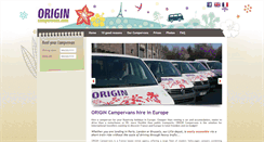 Desktop Screenshot of origin-campervans.com